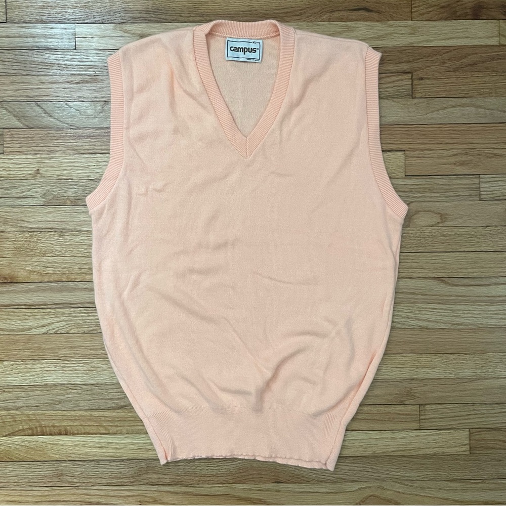 Vintage Peach Sweater Vest